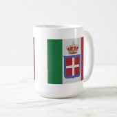 Flagge des Königreichs Italien  Kaffeetasse (VorderseiteRechts)