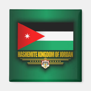Flagge des Königreichs Jordanien Magnet