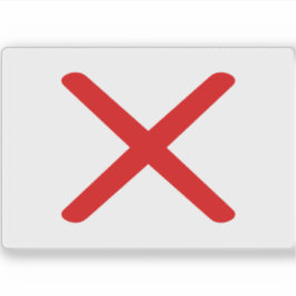 Flagge des Königreichs Kongo, Afrika Aufkleber