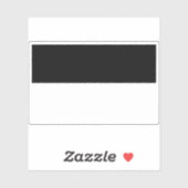 Flagge des Königreichs Preußen (1701-1935) Aufkleber (Blatt)