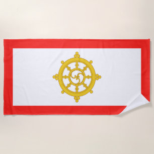 Flagge des Königreichs Sikkim Strandtuch