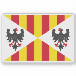 Flagge des Königreichs Sizilien (Malta, 1296-1410) Aufkleber