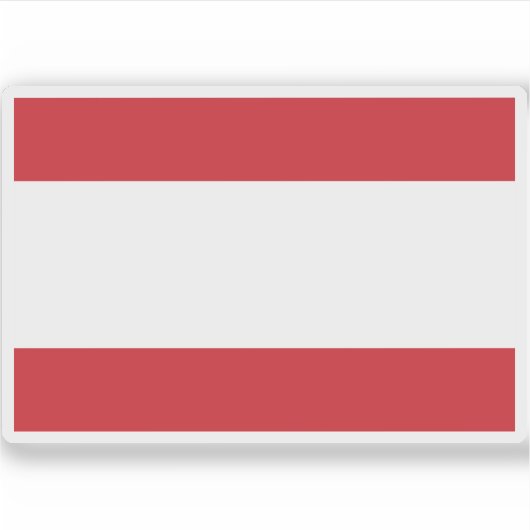 Flagge des Königreichs Tahiti Aufkleber (Vorderseite)