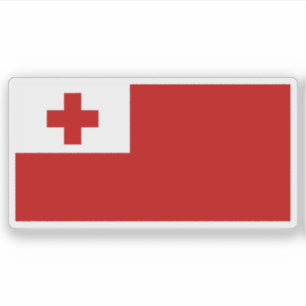 Flagge des Königreichs Tonga Aufkleber