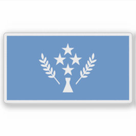 Flagge des kosarischen Volkes, Mikronesien, Ozeani Aufkleber