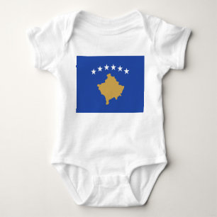 Flagge des Kosovo Baby Strampler
