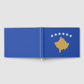 Flagge des Kosovo Gästebuch (Voll)