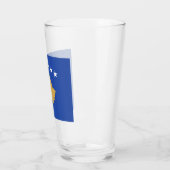 Flagge des Kosovo Glas (Links)