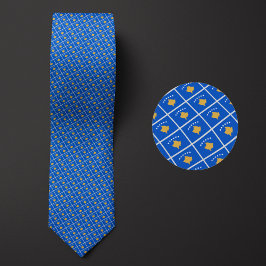 Flagge des Kosovo-Musters Krawatte