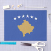 Flagge des Kosovo Seidenpapier (Handwerk)