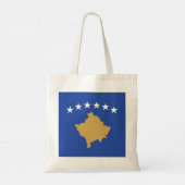 Flagge des Kosovo Tragetasche (Rückseite)