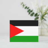 Flagge des Landes Jordanien Postkarte (Stehend Vorderseite)