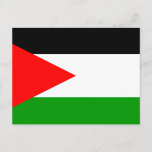 Flagge des Landes Jordanien Postkarte