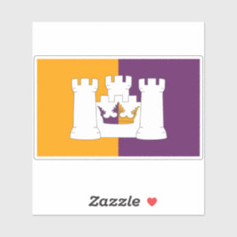 Flagge des Landkreises Aberdeen Aufkleber