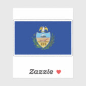 Flagge des Landkreises Allegheny, Pennsylvania Aufkleber (Blatt)