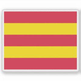 Flagge des Landkreises Aust-Agder, Norwegen Aufkleber
