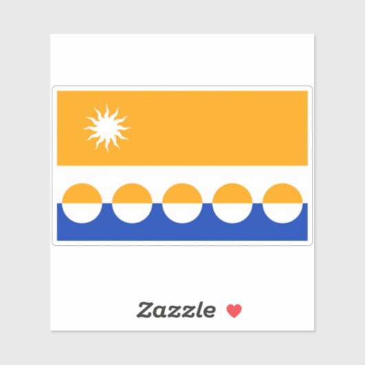 Flagge des Landkreises Banffshire Aufkleber (Blatt)