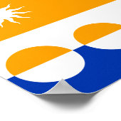 Flagge des Landkreises Banffshire Poster (Ecke)