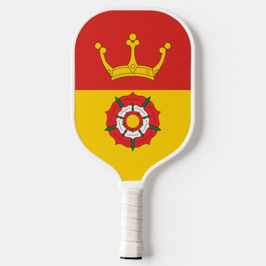 Flagge des Landkreises Hampshire, England (UK) Pickleball Schläger (Rückseite)