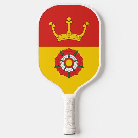 Flagge des Landkreises Hampshire, England (UK) Pickleball Schläger (Vorderseite)