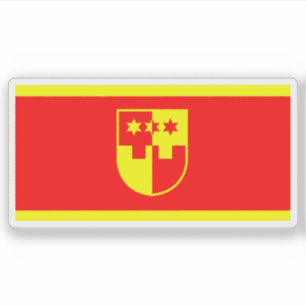 Flagge des Landkreises Krapina-Zagorje, Kroatien Aufkleber