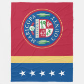 Flagge des Landkreises Maricopa (Arizona) Fleecedecke (Vorderseite)