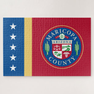 Flagge des Landkreises Maricopa (Arizona) Puzzle