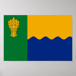 Flagge des Landkreises Moray Poster