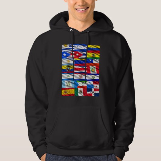 Flagge des lateinamerikanischen Staates für das hi Hoodie (Vorderseite)