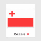 Flagge des Lauer Bundes (Fidschi, 1869-1871) Aufkleber (Blatt)