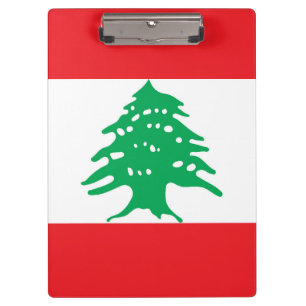 Flagge des Libanon Klemmbrett