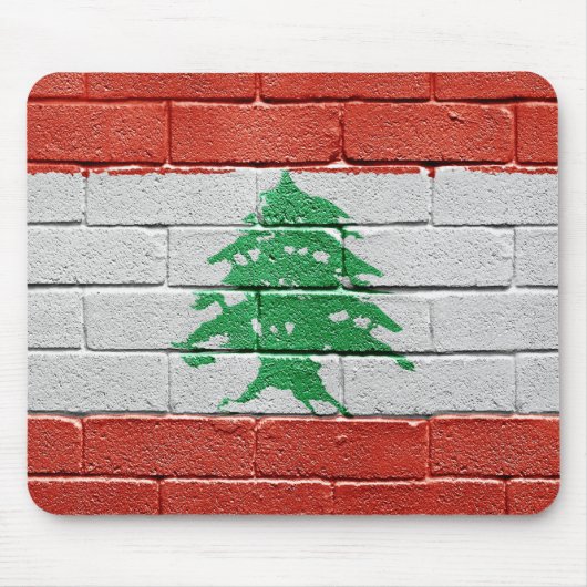 Flagge des Libanon Mousepad (Vorne)