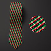 Flagge des libyschen Musters Krawatte