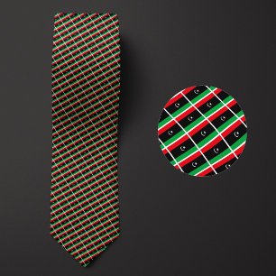 Flagge des libyschen Musters Krawatte
