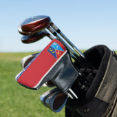 Flagge des Magadan-Gebiets Golf Headcover (In Situ)