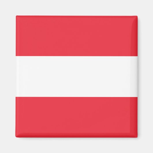 Flagge des Magnet Österreich (Vorne)