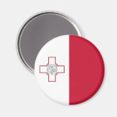 Flagge des Malta Magnet (Vorderseite/Rückseite)