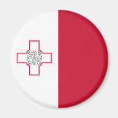 Flagge des Malta Magnet (Vorne)