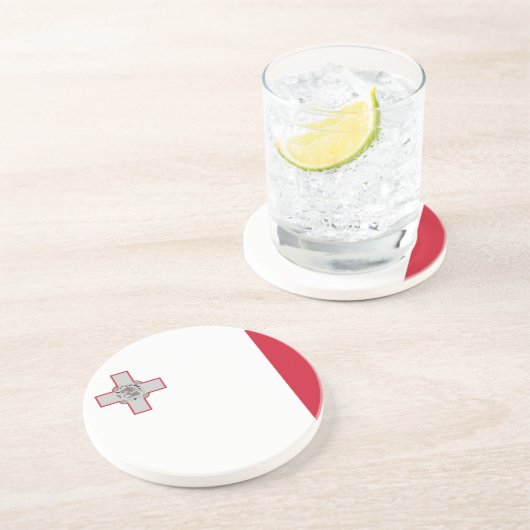 Flagge des maltesischen Untersetzer (Seite)