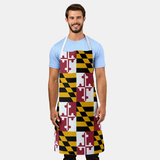 Flagge des Maryland-Musters Schürze (Getragen)