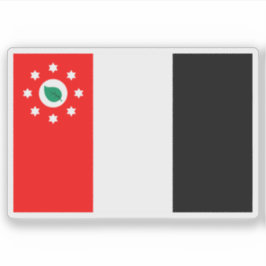 Flagge des melanesischen Meriam-Volkes, Ozeanien Aufkleber