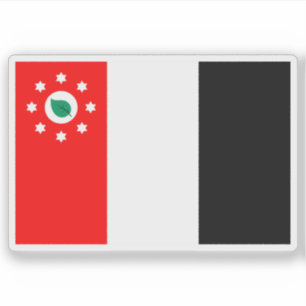Flagge des melanesischen Meriam-Volkes, Ozeanien Aufkleber