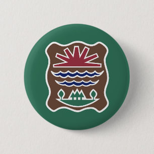 Flagge des Missisquoi-Westerns Abenaki Button