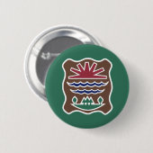 Flagge des Missisquoi-Westerns Abenaki Button (Vorne & Hinten)