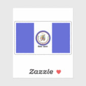 Flagge des Mixtecos (Mexiko) Aufkleber (Blatt)