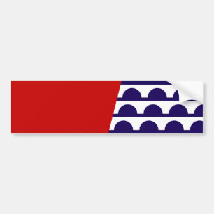 Flagge des Moines (Iowa City) Autoaufkleber