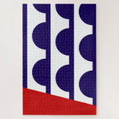 Flagge des Moines (Iowa City) Puzzle (Vertikal)