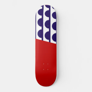 Flagge des Moines (Iowa City) Skateboard