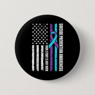 Flagge des Monats der Suizidpräventionsaufklärung  Button