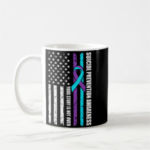 Flagge des Monats der Suizidpräventionsaufklärung Kaffeetasse